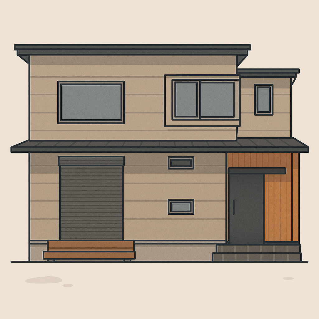 立体でつながる家